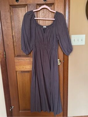 Neuflora Fulton maxi dress dusty plum size L